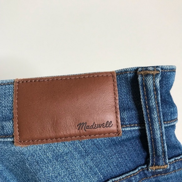 NEW Madewell 10" High-Rise Skinny Jeans Tulip-Hem Edition Blue Size 24 - Picture 9 of 11